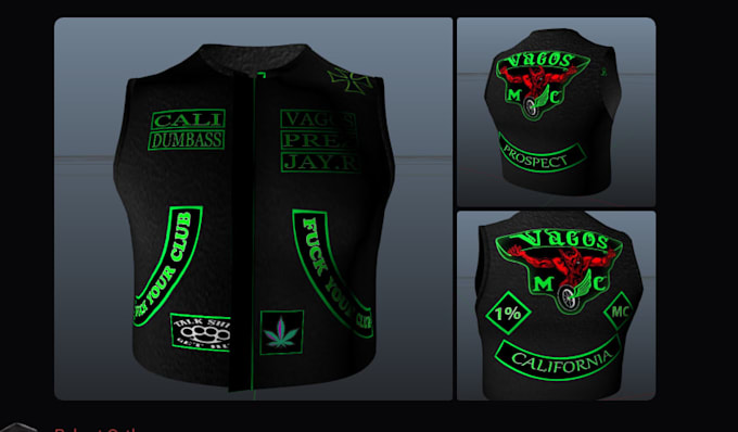 mc kuttes kuttess fivem vest flag mc bike patch kutte