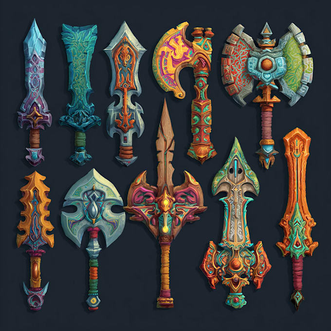 draw your prop or fantasy weapon designs