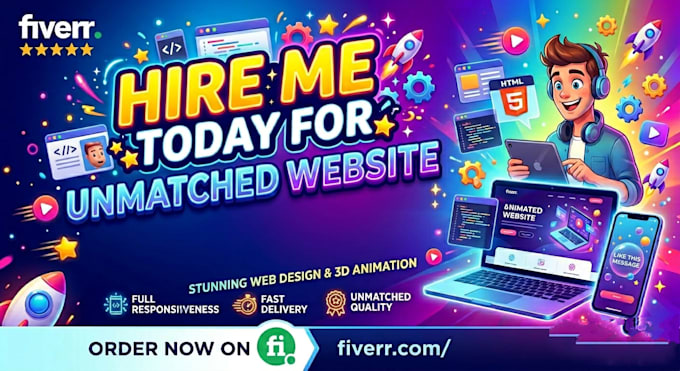 build full stack websites featuring high animations and premium look