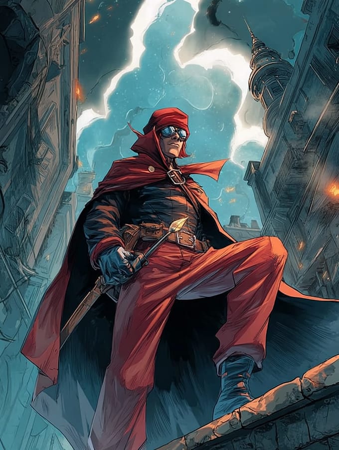 Do comic book illustration graphics novel comic strip artist by ...