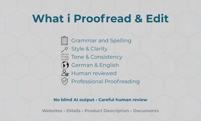 Proff Read Proofread and edit german and english texts professionally by Danjo1084 ...