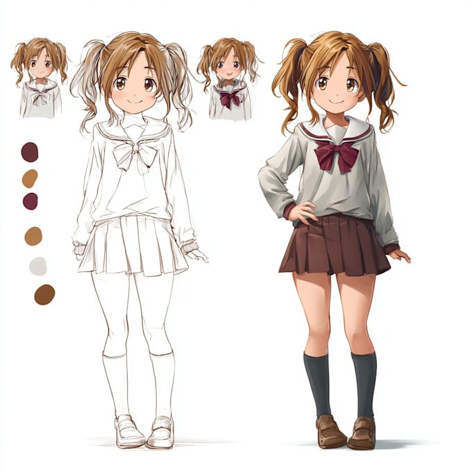 design a anime character