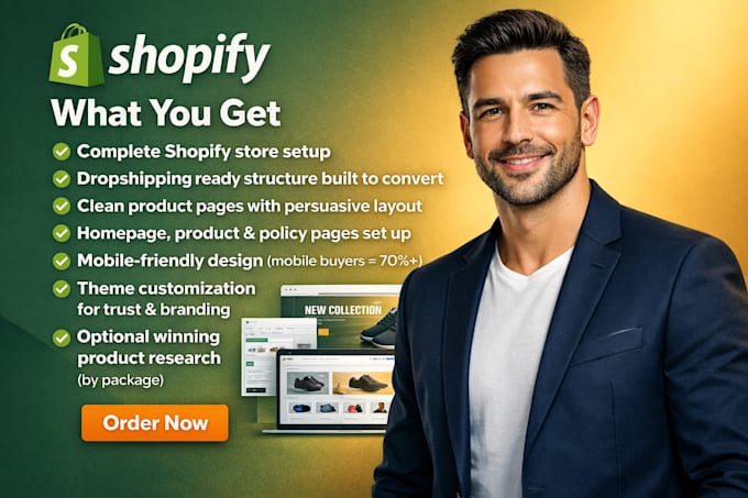 shopify store design build shopify store shopify dropshipping SEO store redesign
