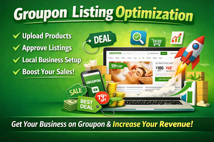 create upload approve local business product on groupon optimize groupon listing