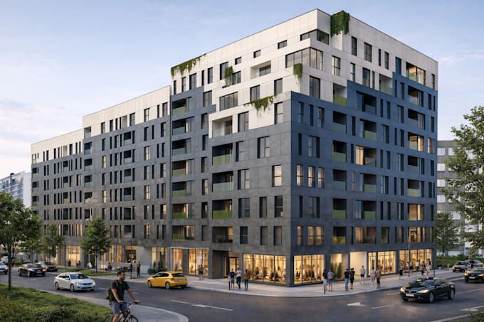 do realistic 3d rendering for architecture