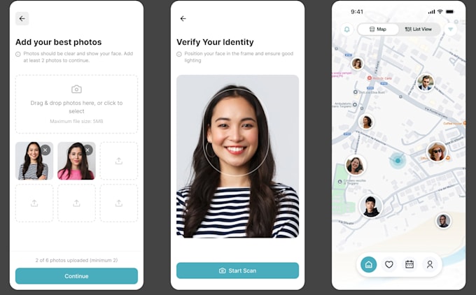 develop a professional react native mobile app