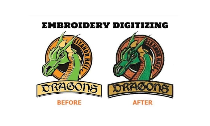 do embroidery digitizing logo into dst pes emb files