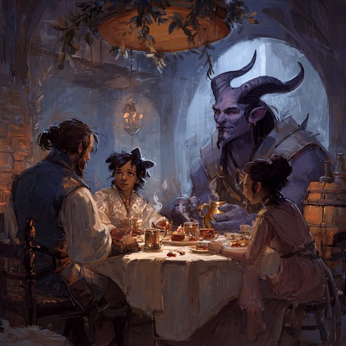 draw your dnd party