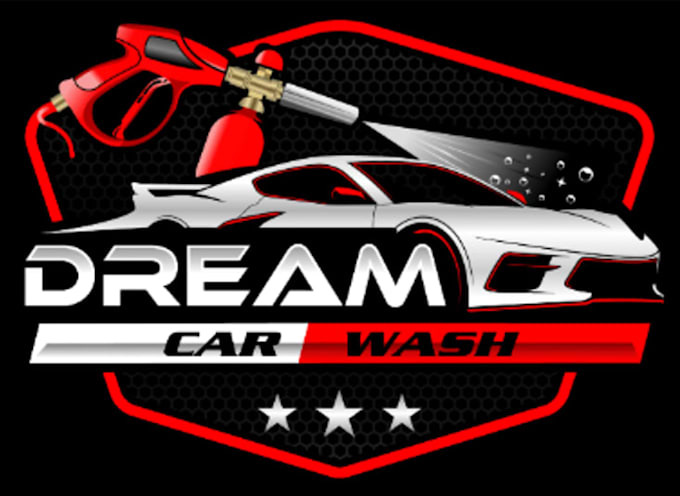 make unique detailing, car wash detailing logo