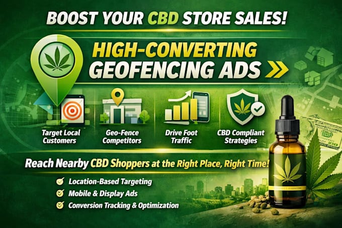 setup high converting geofencing ads to boost your cbd store sales