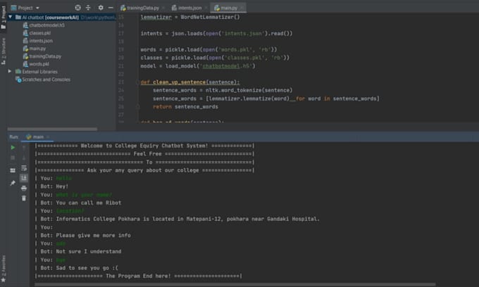 develop web development, python or java projects and explain them