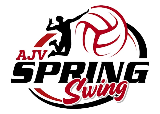 design modern volleyball logo