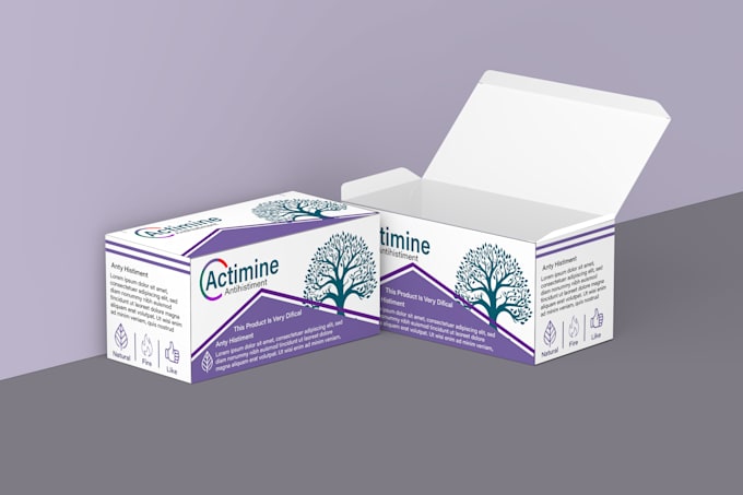 design medicine box packaging