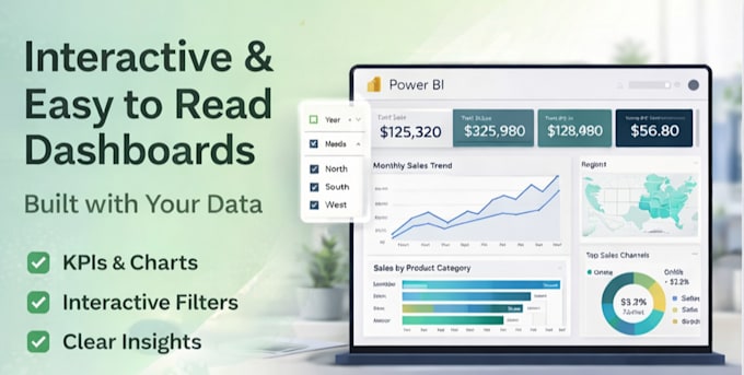 create power bi dashboards for business data
