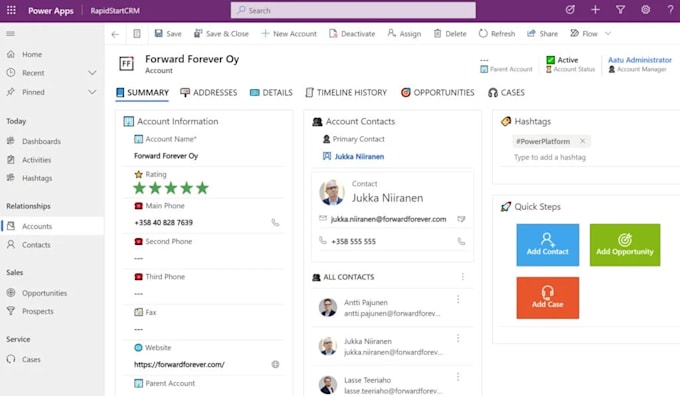 Configureer microsoft dynamics 365 crm en power platform