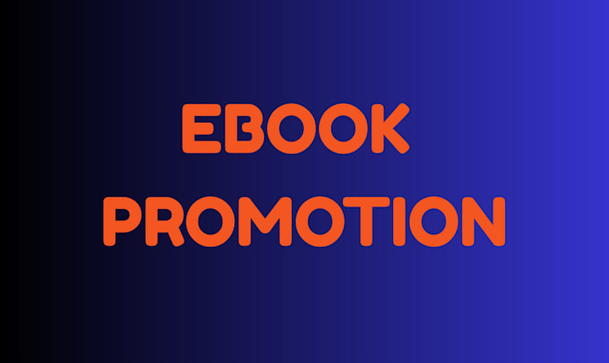 do promote  ebook  promotion