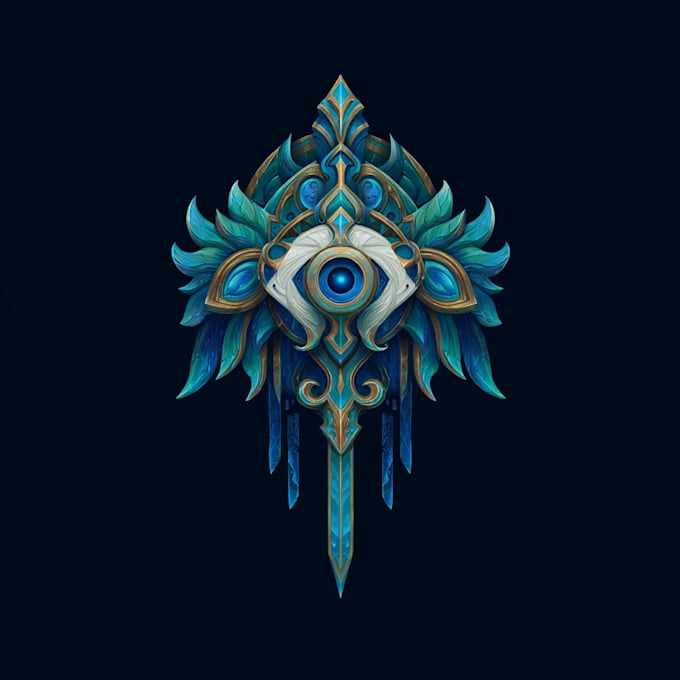 do a fantasy game logo
