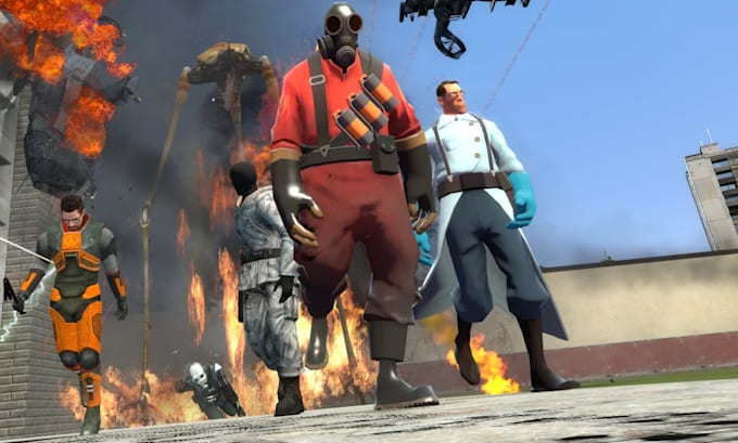 port, edit, create sfm model, gmod playermodel, tf2 model, l4d2 model, fnaf mmd