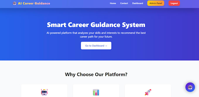 create a dynamic website for you