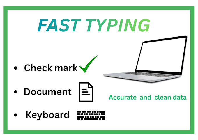 do accurate data entry, copy paste and excel work