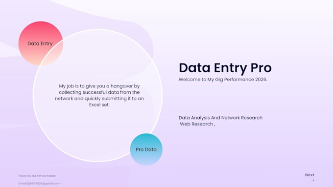 data entry network research