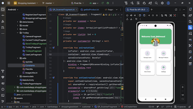 develop a modern android app using kotlin, jetpack compose
