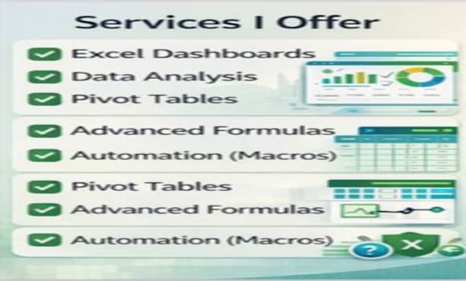 complete microsoft excel projects with dashboards