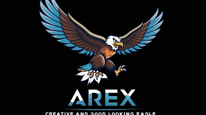 do cartoon mascot creative and good looking eagle logo design