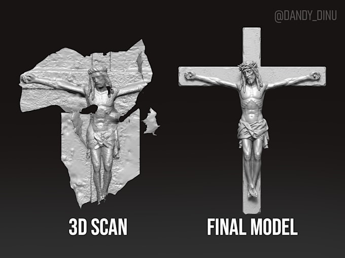 cleanup and improve your 3d scanned model for 3d printing