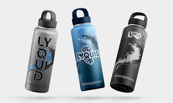 design professional water bottle label packaging