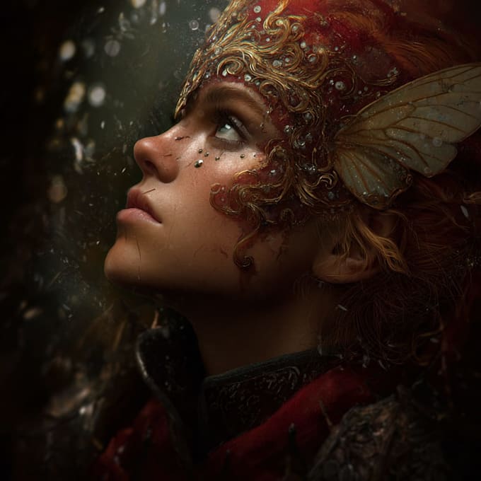 paint a realistic or fantasy portrait