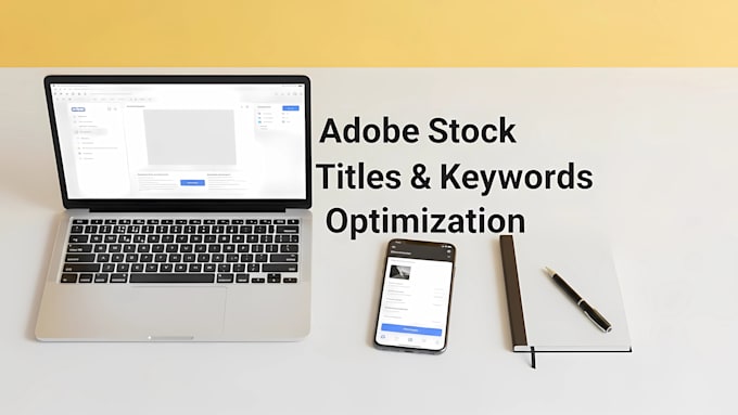 write SEO optimized adobe stock titles and keywords using ai