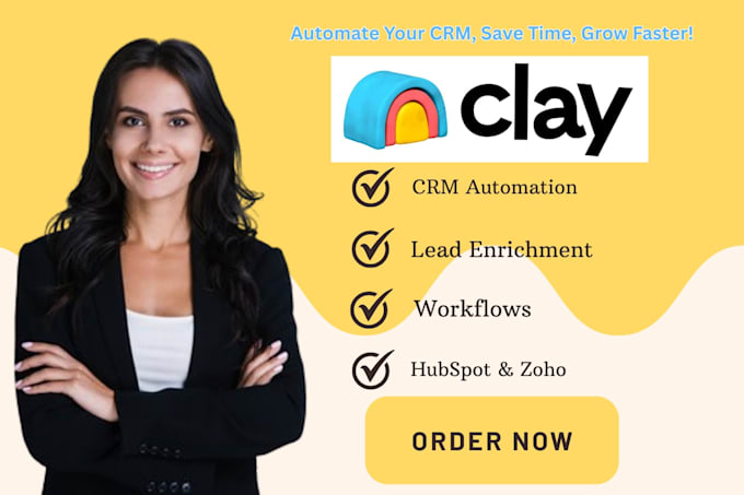 setup clay, hubspot, zoho CRM, apollo, n8n automation workflows