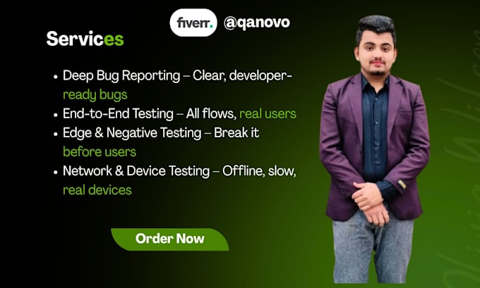 do end to end sqa testing for web and mobile applications