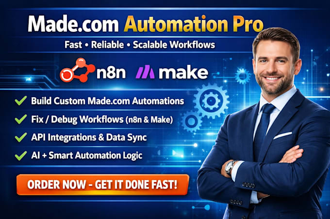 do custom made com automation and api integrations with respond io, make com n8n