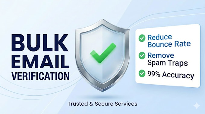 do bulk email verification and clean your email list to reduce bounce rate