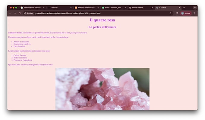 create a simple and clean website in HTML and PHP