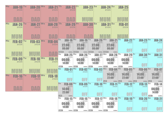 covert data from google calendar ics or excel to new printable PDF calendar