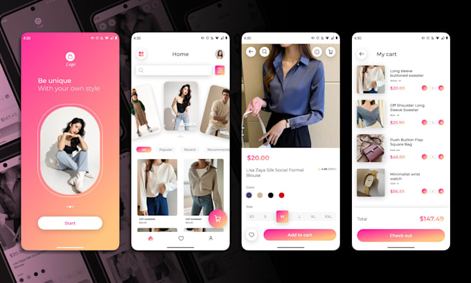 design websites and mobile apps UI UX in figma