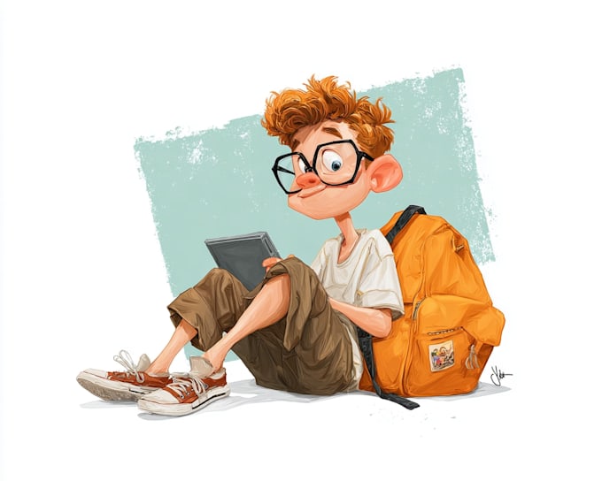 design awesome comic and cartoon style characters