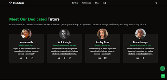 create a responsive landing page