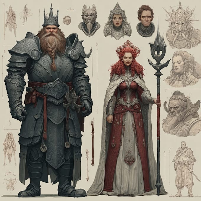 create a game character art character in unique style