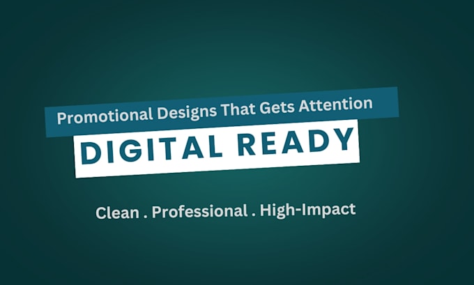 Design eye catching posters, flyers, and promo cards that convert by ...