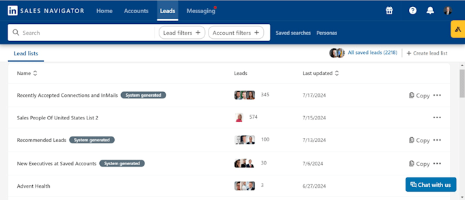 do b2b, linkedin lead generation using sales navigator