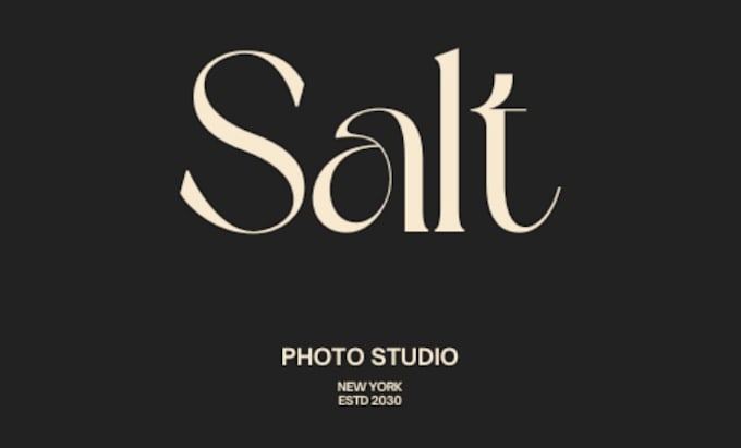 design a vintage monogram logo
