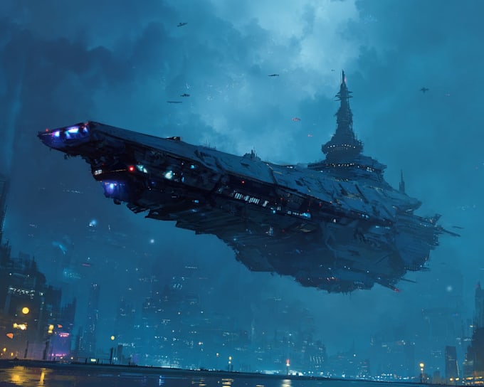 create a spaceships and sci fi vehicles