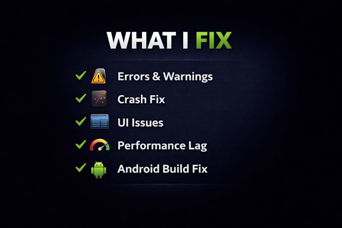 fix unity bugs, errors, crashes and performance issues quickly
