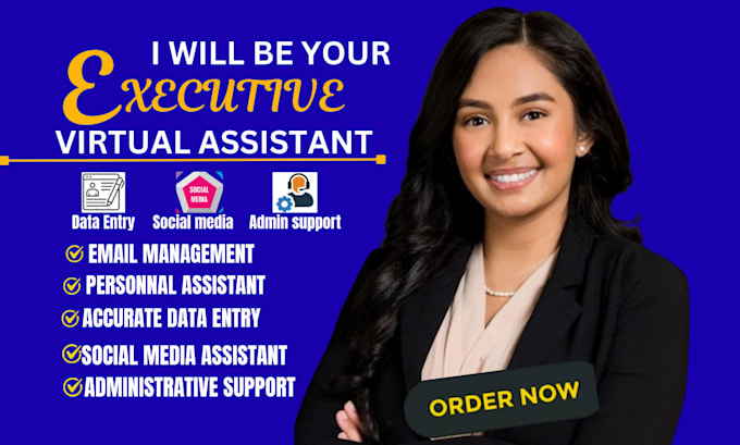be personal executive virtual assistant data entry and administrative support