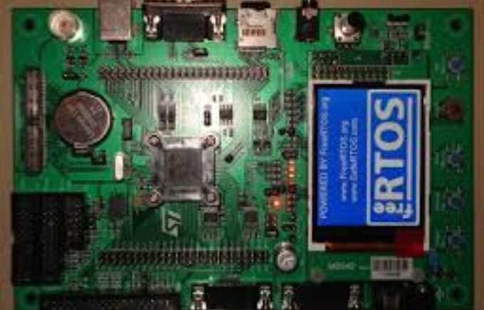 develop stm32 firmware with freertos, drivers and peripherals