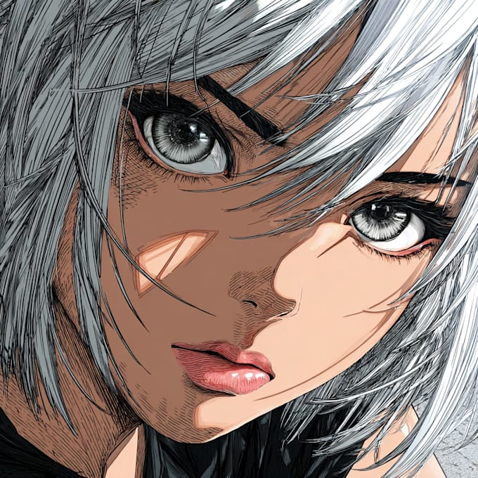 draw manga comic book, webtoon anime illustration